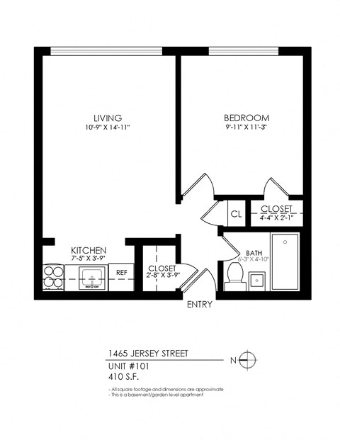 1465 Jersey Street Studio-2 Beds Apartment for Rent - Photo Gallery 14